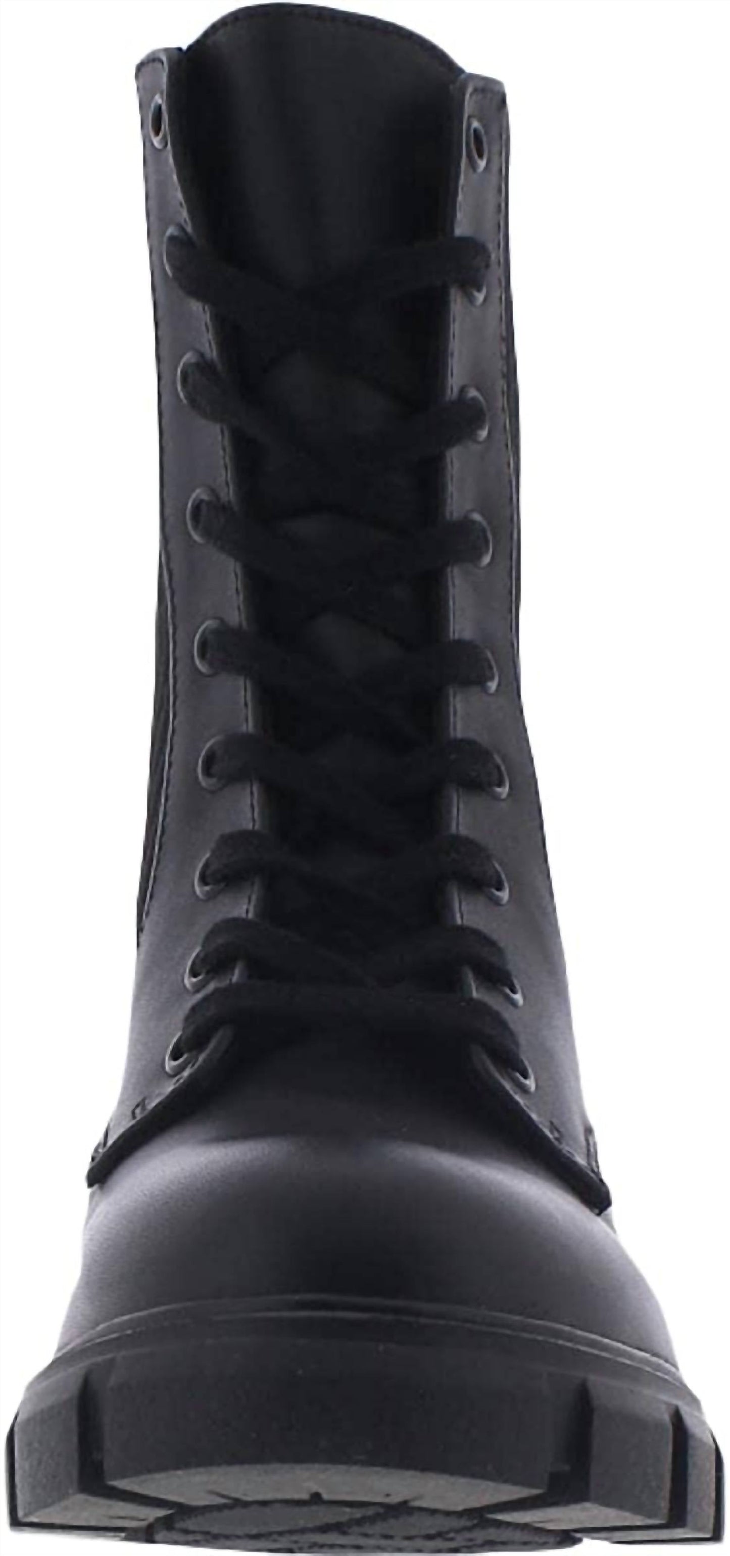 Steve Madden - Women''s Hunt Lace Up Rounded Toe Chunky Lug Sole Combat Boots
