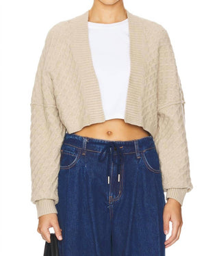 Free People - Marlowe Textured Crop Cardigan