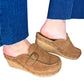 Corkys Footwear - Women's Chunky Just Precious Suede Mules