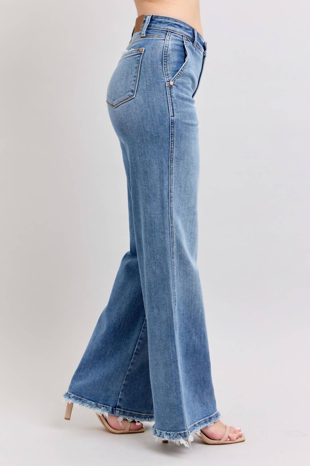 Judy Blue - High Waist Retro Wide Fit Jeans