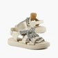 All Black - Women's Bowlace Sandal