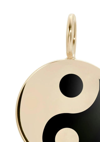 Eklexic - Women's Large Enamel Yin Yang Pendant