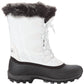 Kamik - Women's Momentum Pull On Rounded Toe Waterproof Fur Trim Ankle Snow Boots
