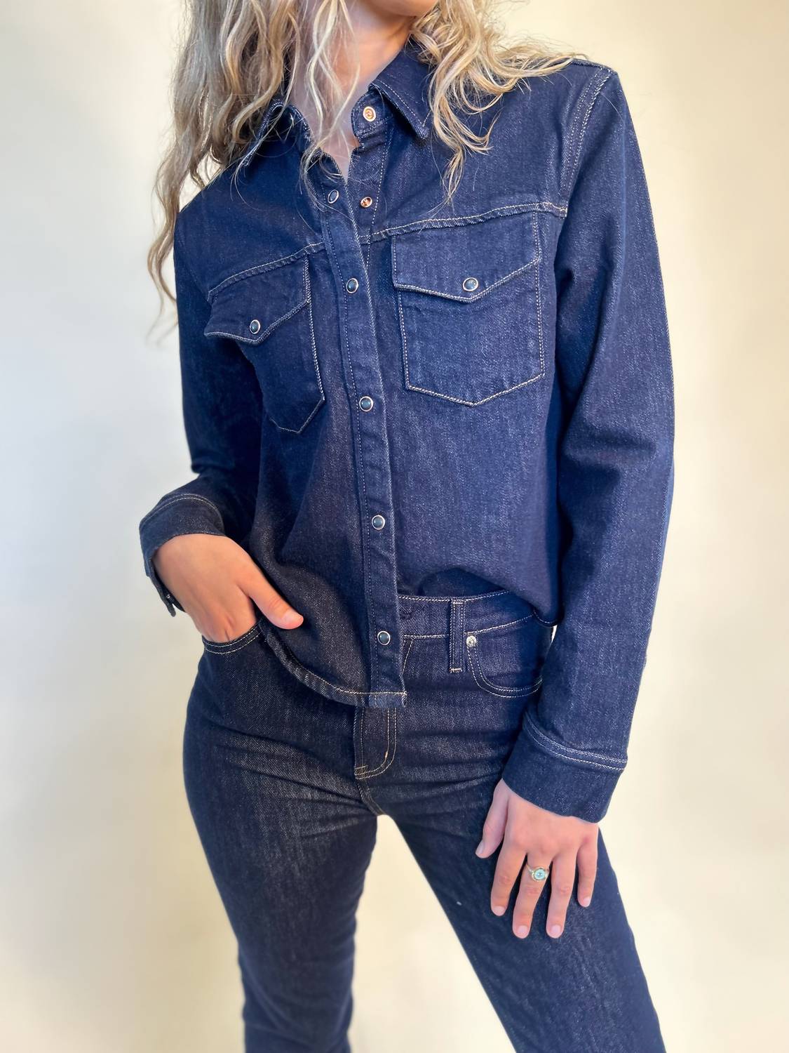 Pistola - Thea Denim Shirt Top