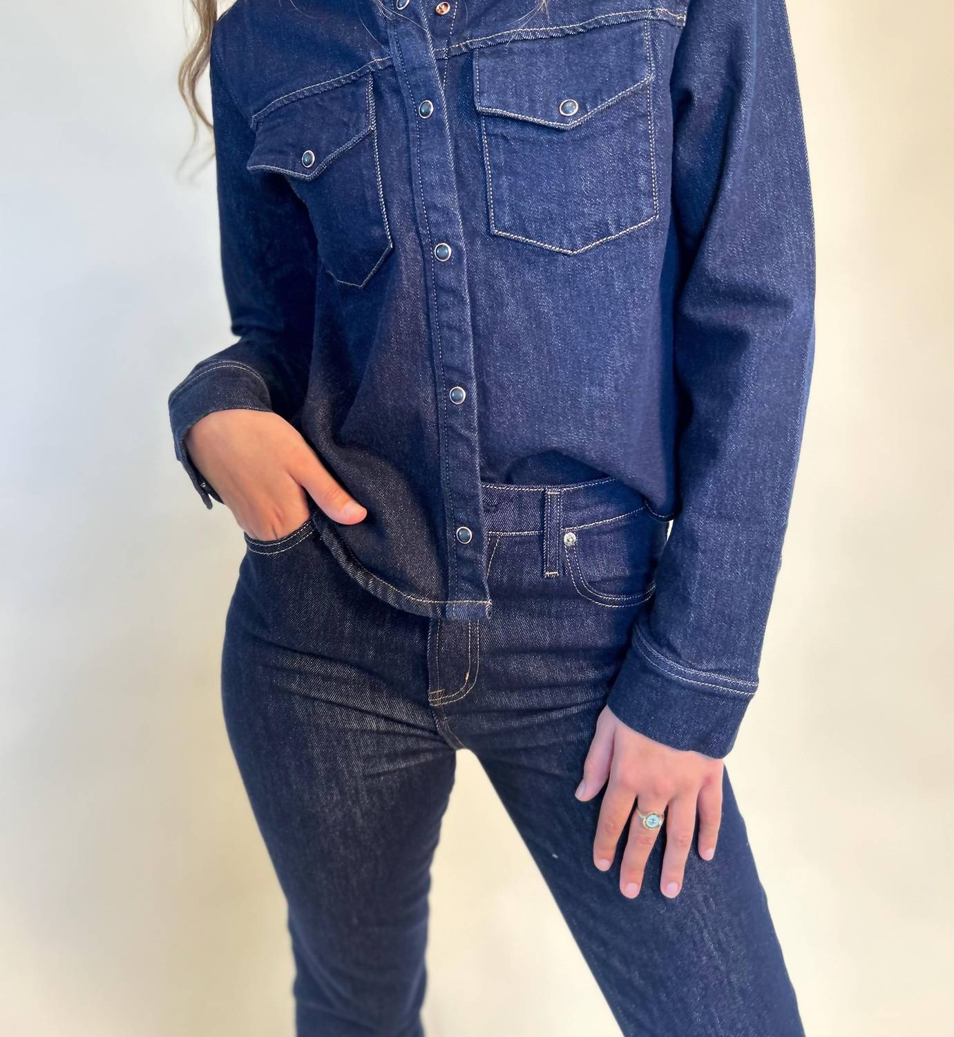 Pistola - Thea Denim Shirt Top