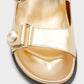 Jimmy Choo - Women's Fayence Metallic Slide