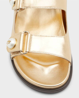 Jimmy Choo - Women's Fayence Metallic Slide