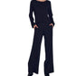 Bella Dahl - Lurex Stripe Wide Leg Pants