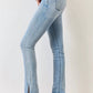 Trendsi - Women's Kancan Full Size Mid Rise Y2k Slit Bootcut Jeans