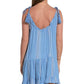 Elan - Tie Strap Mini Swim Cover-Up Dress