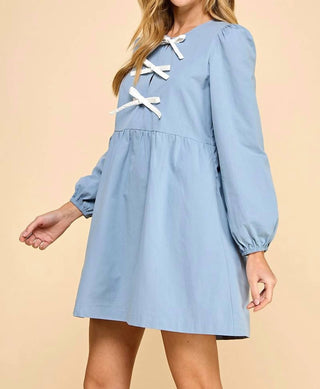 Tcec - Tied to You Bow Detail Dress