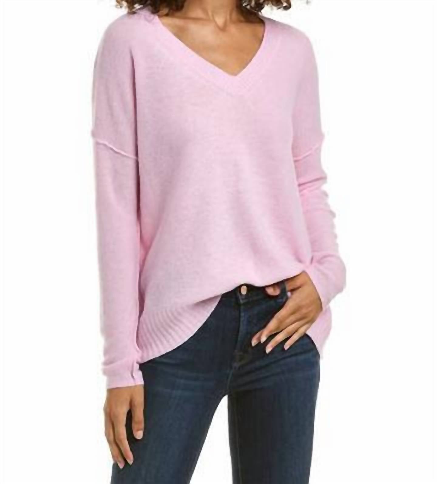 Alashan Cashmere - Remi Oversized V-Neck Cashmere Sweater