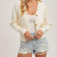 Bluivy - Women's Button Down V Neck Cardigan