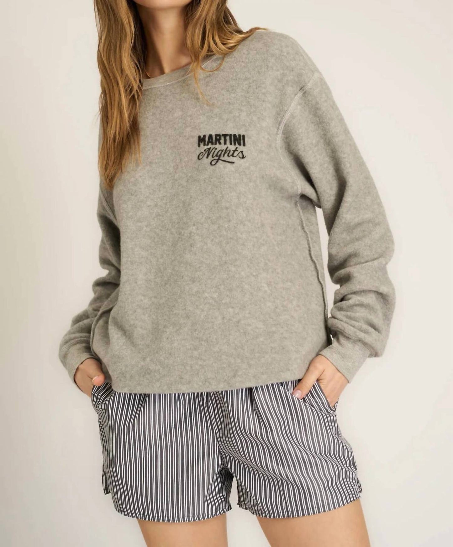 Project Social T - Matcha/Martini Reversible Sweatshirt