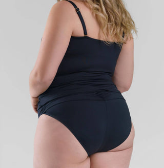 La Blanca - Shirred Band Hipster Bikini Bottoms - Plus