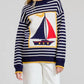 Flat White - Nautical Stripe Sweater