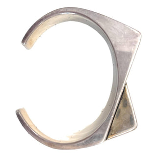 Saint Laurent - Women's Two Pentes Two-slope Oxidized Bracelet