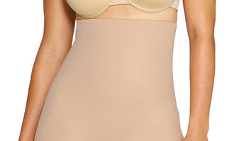 Miraclesuit Women's Real Smooth Extra Firm Control Thigh Slimmer Beige Size Medium