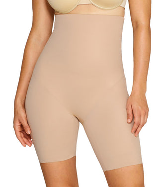 Miraclesuit Women's Real Smooth Extra Firm Control Thigh Slimmer Beige Size Medium