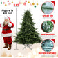 Full-Shaped 6 Ft Christmas Tree with 1673 PE/PVC Tips