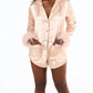 Buddylove - Prescott Feather Trim Pajama Set