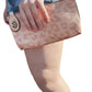 Jen & Co. - Cheetah Print Crossbody Wristlet Clutch With Twist Lock Closure