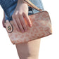 Jen & Co. - Cheetah Print Crossbody Wristlet Clutch With Twist Lock Closure