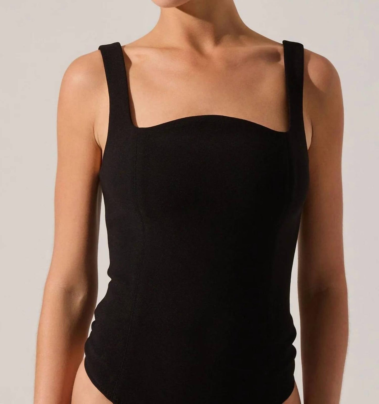 Astr - Kendal Curved Neck Bodysuit