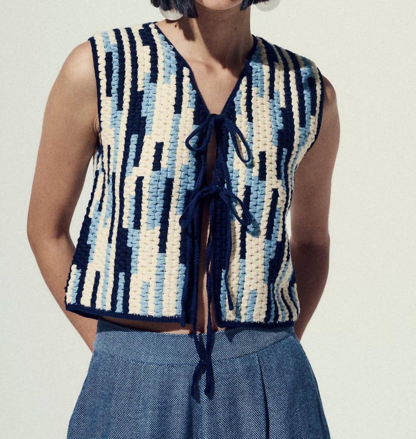 Escvdo - Anadara Crochet Vest