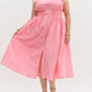 Entro - Smocked Waist Midi Dress