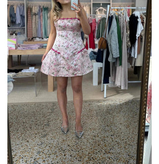 B.Right - Grace Floral Flare Mini Dress