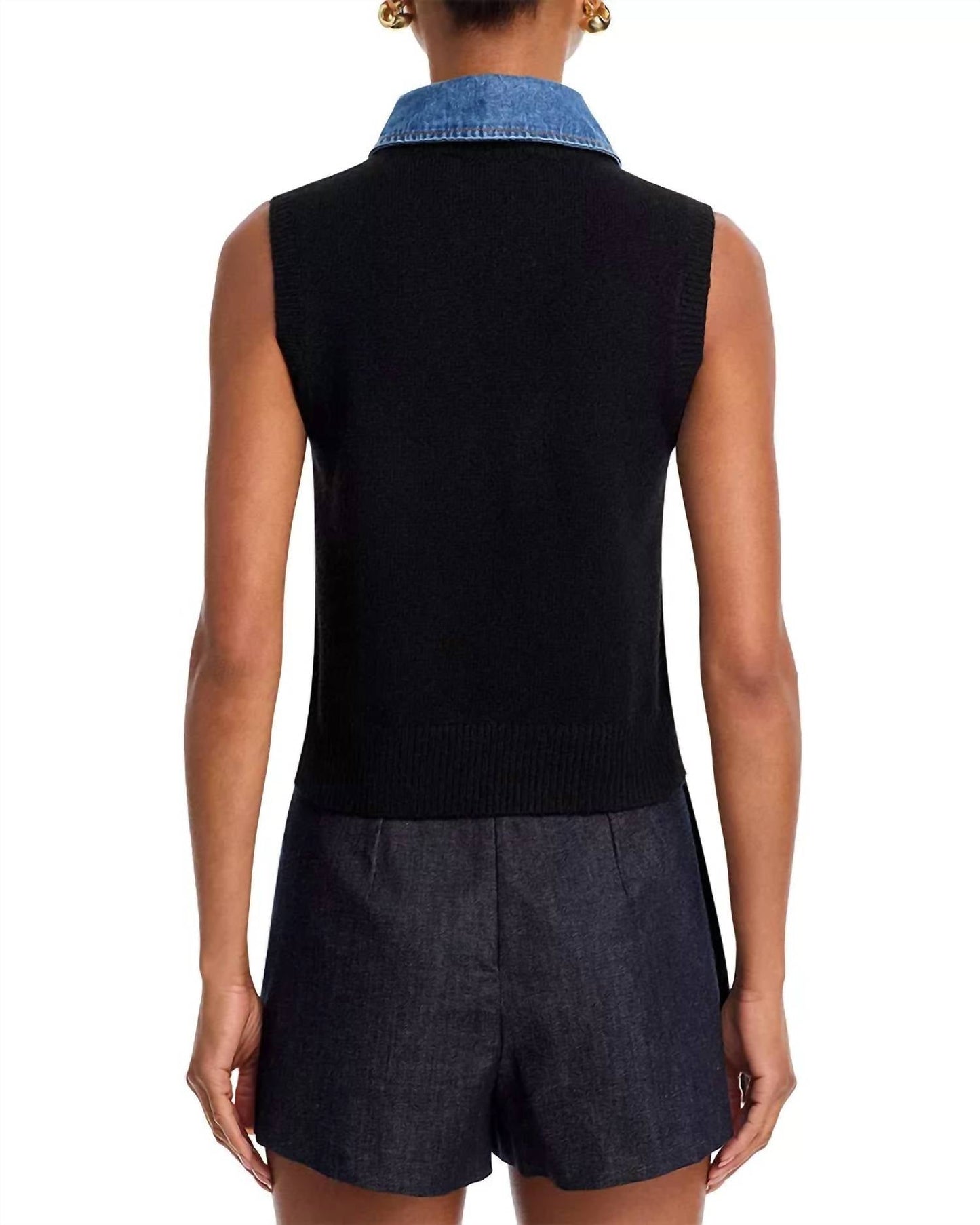 French Connection - Ellie Knit Collared Vest
