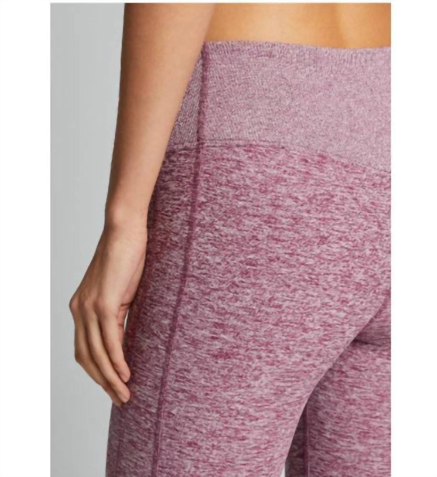 Alo Yoga - High Waist Lounge Gym Heather Crop Leggings
