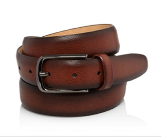 Men's Park Ave Leather Belt Brown Size 36