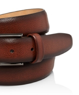 Men's Park Ave Leather Belt Brown Size 36