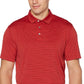 PGA Tour Men's Feeder Stripe Performance Golf Polo Shirt Red Size Small