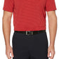 PGA Tour Men's Feeder Stripe Performance Golf Polo Shirt Red Size Small