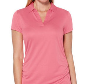 PGA Tour Women's Airflow Top Pink Size Small
