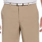 PGA Tour Men's Performance Stretch Flat Front Horizontal Textured Golf Shorts Brown Size 34