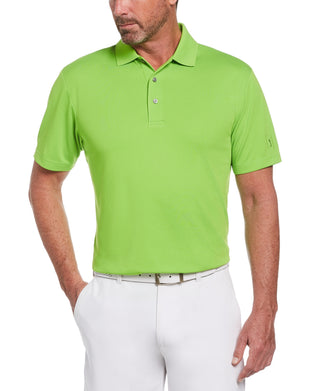 PGA Tour Men's Airflux Golf Polo T-Shirts Green Size Small
