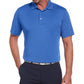 PGA Tour Men's Airflux Golf Polo Blue Size Medium