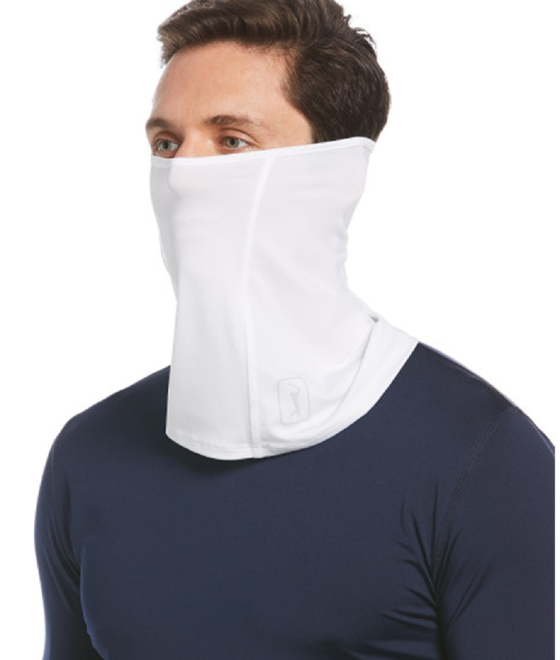 PGA Tour Men's Upf 50 Solar Block Gaiter White Size Small