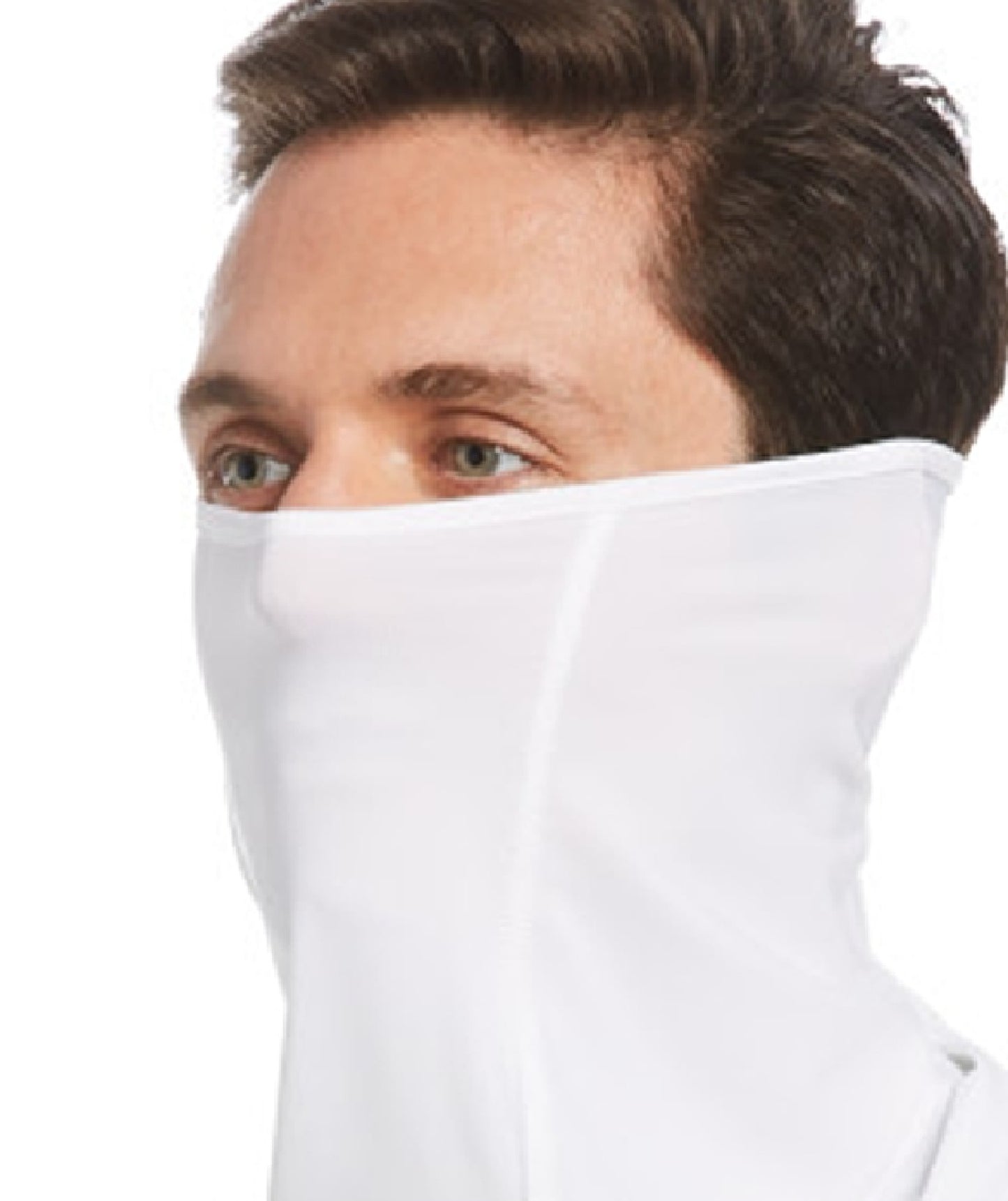PGA Tour Men's Upf 50 Solar Block Gaiter White Size Small