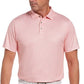 PGA Tour Men's Mosaic Print Polo Shirt Pink Size X-Large