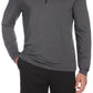 PGA Tour Men's Sun Shade Stretch Quarter Zip Golf Striped Pullover Black Size Medium