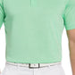 PGA Tour Men's Feeder Stripe Performance Golf Polo Shirt Green Size Small