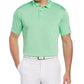 PGA Tour Men's Feeder Stripe Performance Golf Polo Shirt Green Size Small