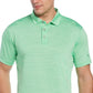 PGA Tour Men's Feeder Stripe Performance Golf Polo Shirt Green Size Large