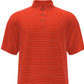 PGA Tour Men's Feeder Stripe Performance Golf Polo Shirt Red Size Large