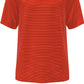 PGA Tour Men's Feeder Stripe Performance Golf Polo Shirt Red Size Large